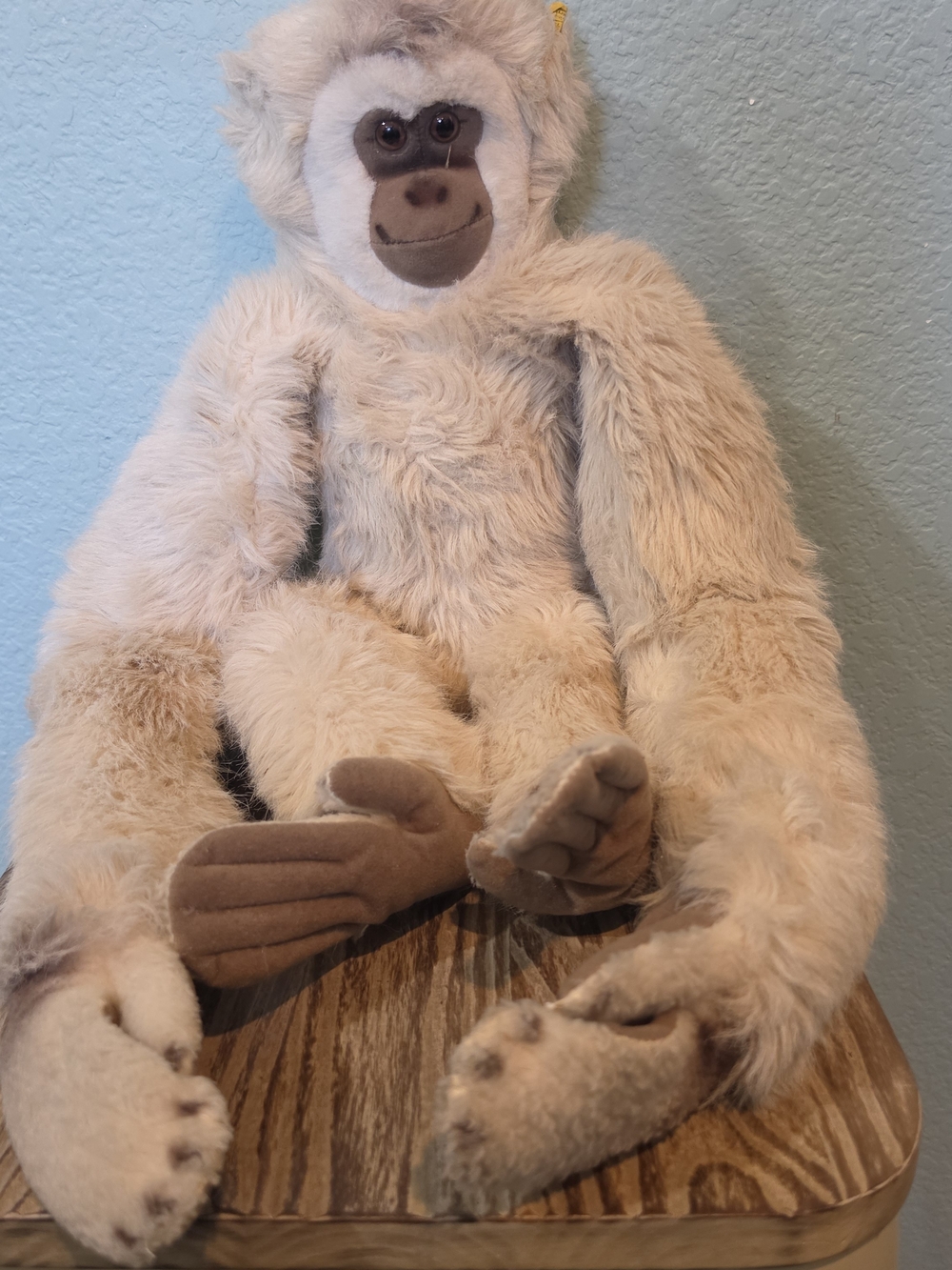 Beige Plush Monkey Decorative Accent by